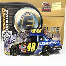 JIMMIE JOHNSON 2006 ELITE 48 DAYTONA 500 WIN LOWES CHEVY W/TIRE PIECE /248 MADE