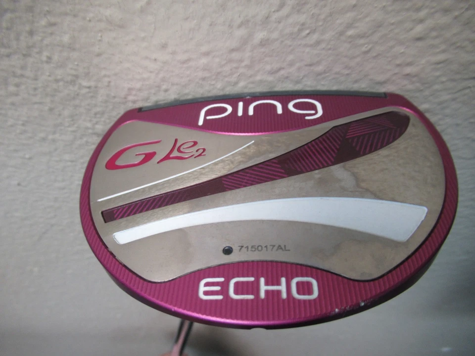 PING WOMENS GLE2 ECHO 33.5" PUTTER W/ FACTORY STEEL SHAFT - LF W/HC - Image 2 of 4