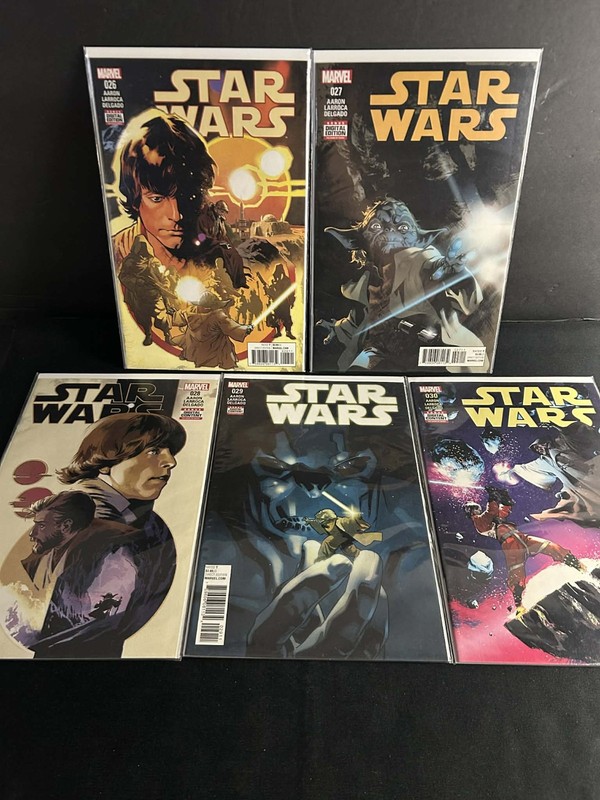 2015 STAR WARS 26 27 28 29 30 NM/NM+ MARVEL COMIC BOOK LOT RUN
