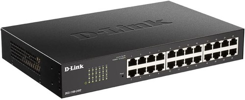D-Link DGS-1100-24V2/E Gigabit Smart Switch 24 porty 10/100/1000 Mb/s czarny - Zdjęcie 2 z 3