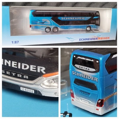 Setra S531 DT Schneider Reisen Transporte 4513 Langendorf Schweiz  Viessmann AWM - Bild 1 von 4
