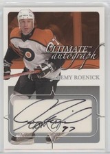 2003 ITG Ultimate Memorabilia 4th Edition 6/135 Jeremy Roenick #28 Auto HOF 1pc9