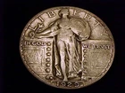 1929-S Standing Liberty Quarter, Fine Grade. A nice coin.