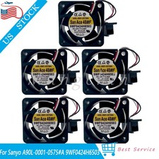 5Pcs Fanuc Drive Cooling Fan For Sanyo A90L-0001-0575 A 9WF0424H6503 DC24V 0.09A