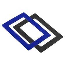 Magnetic Photo Frame, 2pcs 4x6 Inch Picture Holder PVC Blue