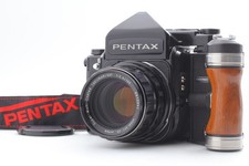 Late Model TOP MINT w/ Grip Pentax 67 TTL M-UP T 105mm f/2.4 Lens From JAPAN