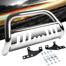 Chrome Bull Bar Bumper Grille Guard Skid Plate For 16-17 Pilot2017 Ridgeline