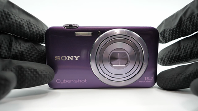 Sony Cyber-Shot DSC-WX30 Purple 16.2MP Compact Digital Camera
