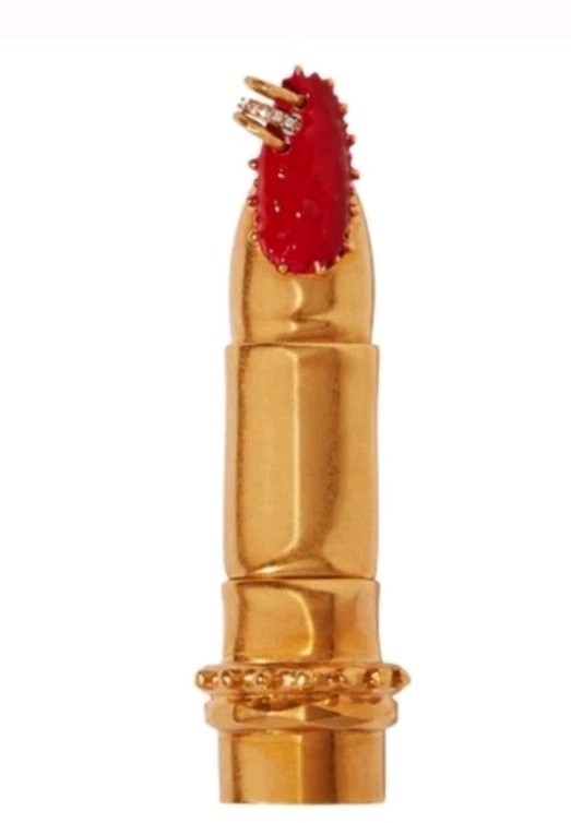 Schiaparelli Articulated Ring Pierced Red Nail