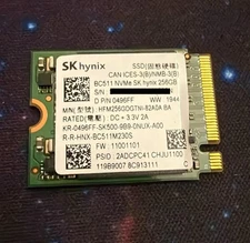 SK Hynix BC511 NVMe 256GB Capacity Internal SSD