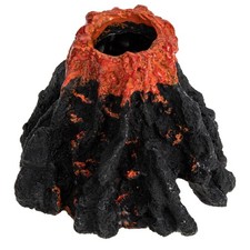 Tank Decoration Volcano Landsc Mini Decorative Fishtank Aquarium