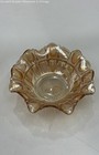 Pair Of VNTG Orange Glass Serving Bowls — photo 3