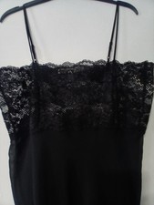 Vintage Victoria Secret Black teddy long. size M