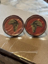 Antique Horse Bridle Rosettes / Buttons /conchos