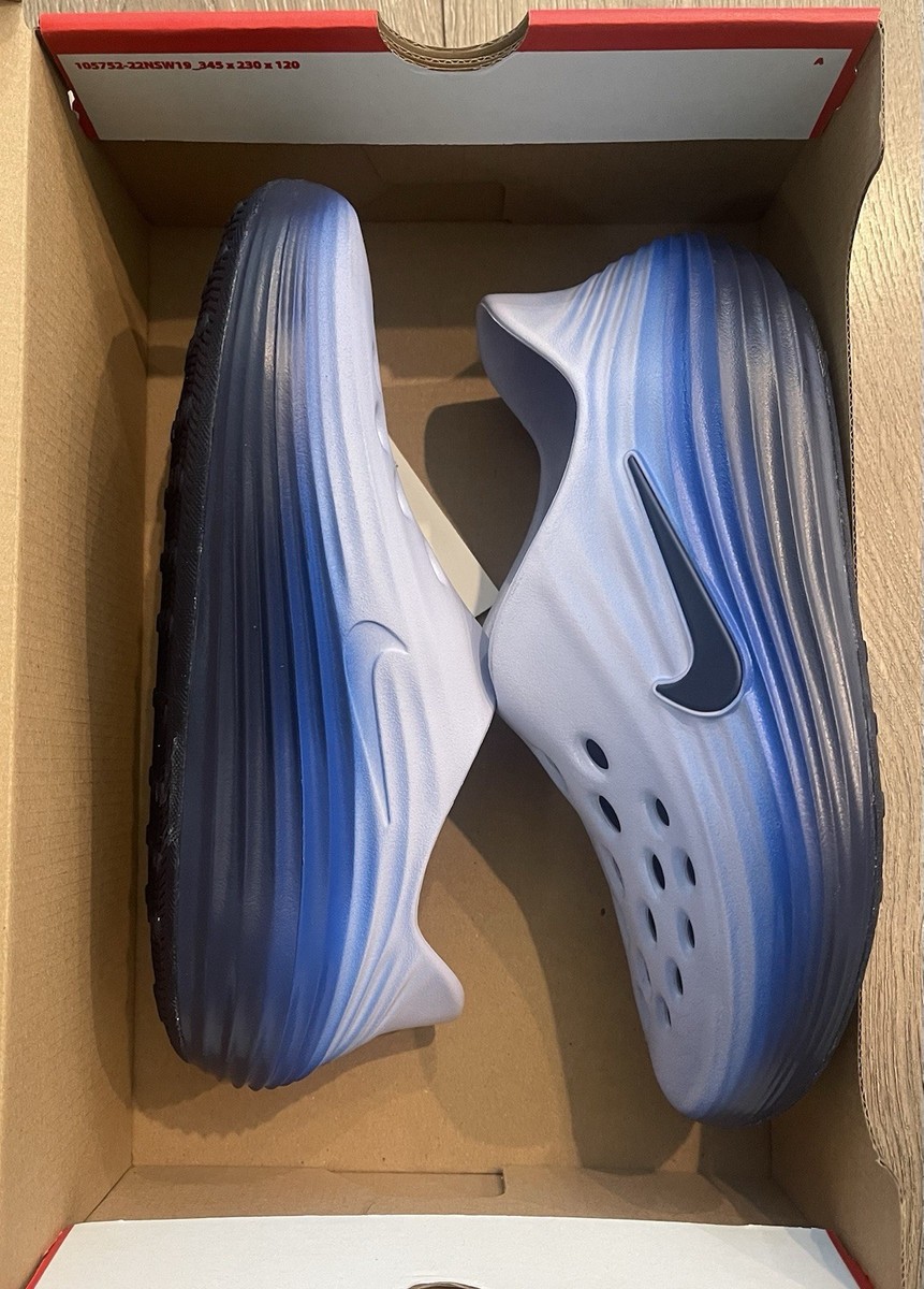 NIKE REJUVEN8 REACTX Comet Blue Clogs Slides Men US 10 NEW IN BOX