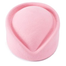 Wool Stewardess Air Hostesses Pillbox Hat Millinery Teardrop Fascinator Base ...