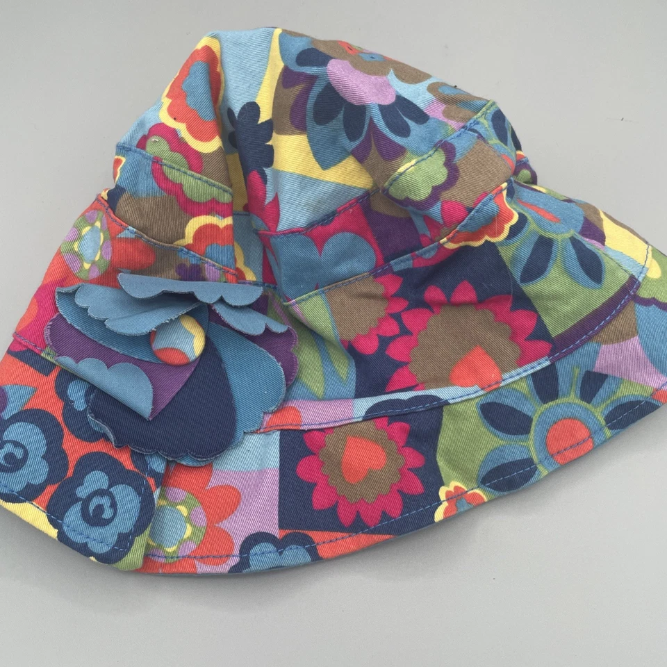 Chapéu balde de flores The Children’s Place. Vibrações Flower Power dos anos 1960 - Imagem 2 de 4