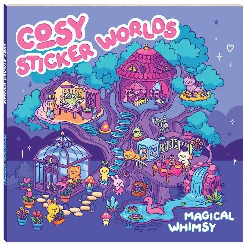 Cosy Sticker Worlds Magical Whimsy by Hinkler Pty Ltd - 9781488971105
