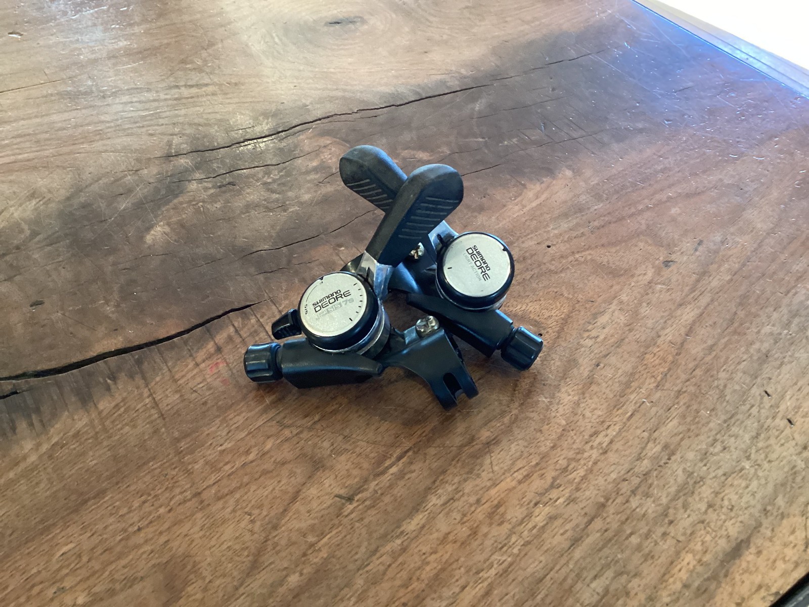 Shimano Deore  SL-MT62 3 x 7 speed thumb shifters vintage mtb mountain bike