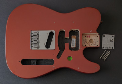 Fender Player Plus Telecaster Tele BODY & HARDWARE - Aged CAR Red - Nashville