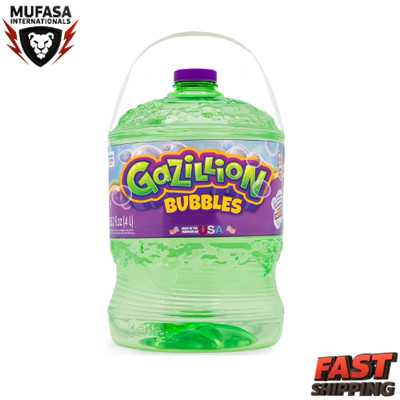 Gazillion Bubbles Premium Bubble Solution, 4 Liter
