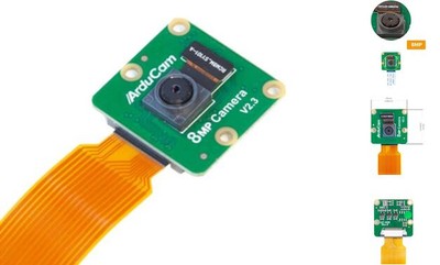  for Raspberry Pi Camera Module V2-8 Megapixel,1080p (RPI-CAM-V2 + 5.9''/150mm 