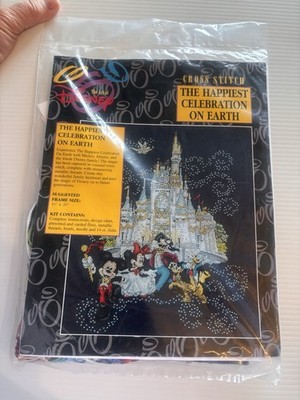 THE ART OF DISNEY Cross Stitch Kit NEW Sealed THE HAPPIEST CELEBRATION ON EARTH