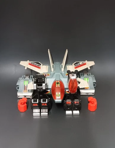 Bandai 1984 Gobots Power Warrior Grungy Figure Robot Armor Suit Vehicle Tonka