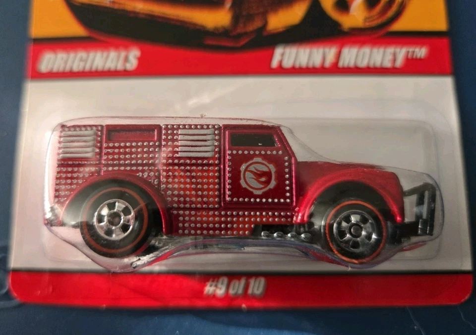 Hot Wheels 2008 Since '68 Series- Clássicos - Caminhão blindado com dinheiro engraçado - Imagem 2 de 4