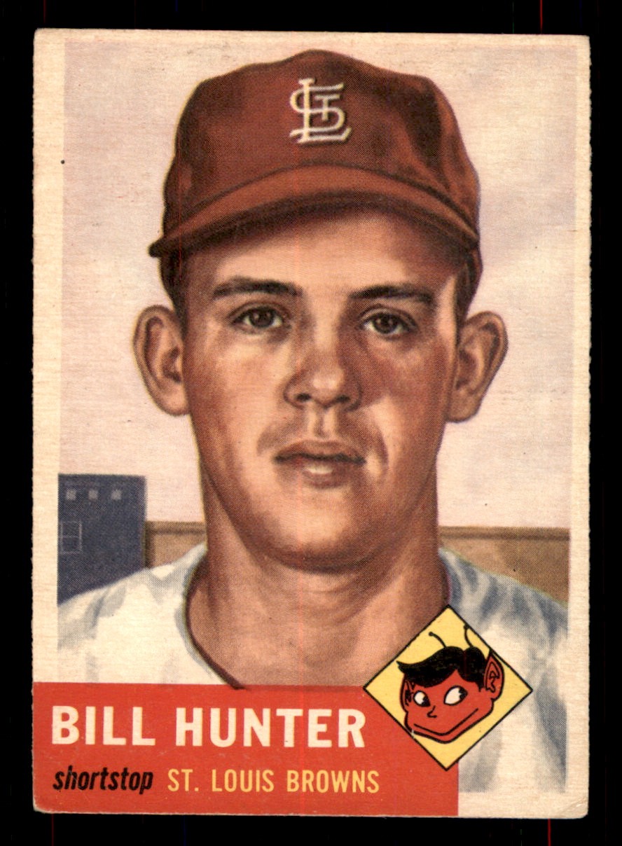 1953 Topps - Bill Hunter #166 VG *v1