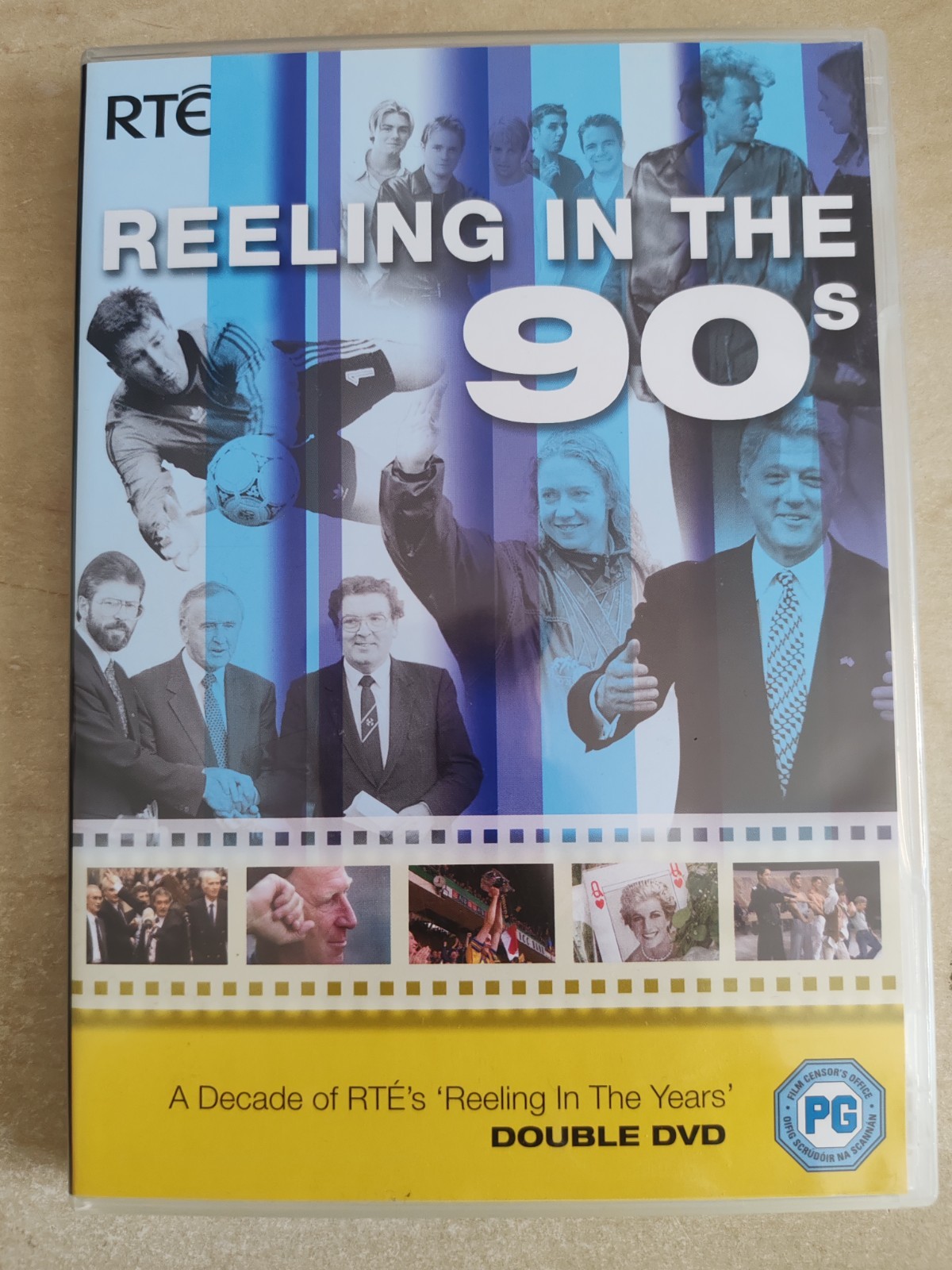 Reeling In The '90s RTE Double DVD Irish Decade News & Music Ireland LIKE NEW