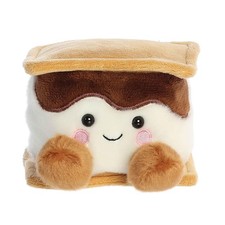 Aurora Adorable Palm Pals Toastee S'More Stuffed Animal - Fun Small, Brown