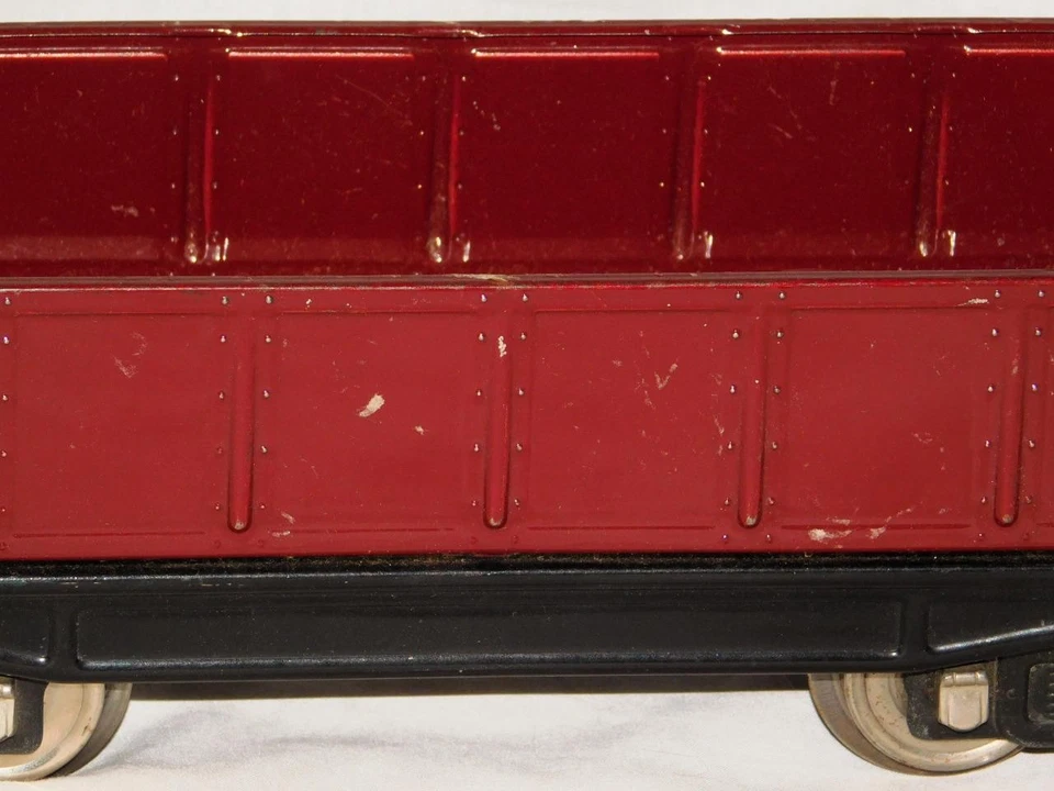 Clean Lionel Train 212 Maroon Wine Gondola Standard Gauge Prewar var D 1920s-30s - Image 2 of 4
