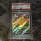 2024 Pokemon SVP EN-SV BLACK STAR PROMO PALDEA ADVENTURE CHEST PIKACHU PSA 8