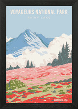 Voyageurs Nationalpark Gerahmtes Wandbild Poster Leinwanddruck Bild