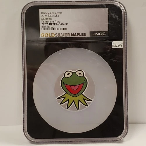 2025 $2 Niue 1 oz .999 Silver BU - Kermit the Frog - NGC PF 70 UC - SKU-Q2548