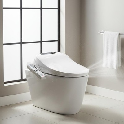 Smart WC-Sitz automatische Öffnung elektronischer Toilettensitz Duschfunktion