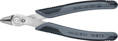 Knipex 78 03 140 ESD Electronic Super Knips XL Ultra Fine Cutting Work 140mm