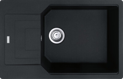 Franke Spüle URBAN UBG 611-78 XL in ONYX mit Excenterbedienung Drehknopf Edel...