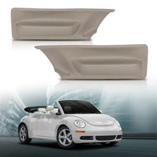 2pcs Door Panel Insert Beige Fit For 2003-2010 Volkswagen New Beetle Convertible