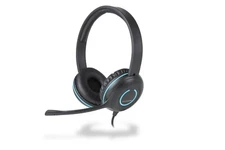 Cyber Acoustics - AC-5002 - 3.5mm Stereo Headset with Noise Cancelling - Black