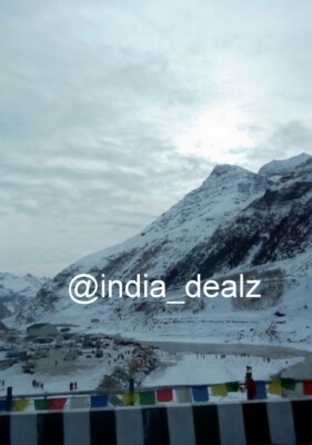 Digitalbild Bild Foto Pic Sissu Tal Indien Schnee Berge Wolken SIS 022