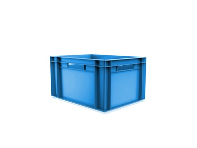 5x 20L Euro Stapel Kunststoffbox, stapelbare Aufbewahrungsbehälterbox