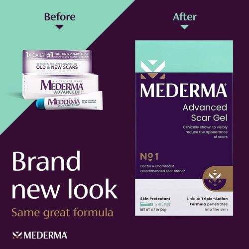 Mederma Advanced Scar Gel: Choose 0.7 oz or 1.76 oz - Picture 2 of 4