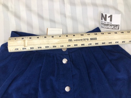New Women Chantilly Skirt LES EXPATRIÉS Electric Navy Blue 100% Cotton NWT🔥N1 - Picture 9 of 11