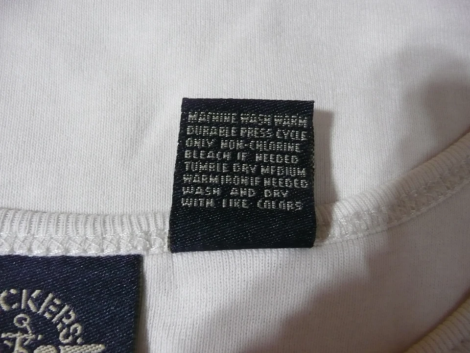 Regata feminina Dockers algodão sem mangas decote redondo creme-Tamanho XL- 1 mancha - Imagem 4 de 4