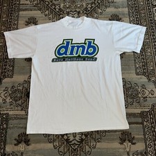 VINTAGE 90's Y2K DMB DAVE MATTHEWS BAND MEN  S XL SHIRT WHITE.