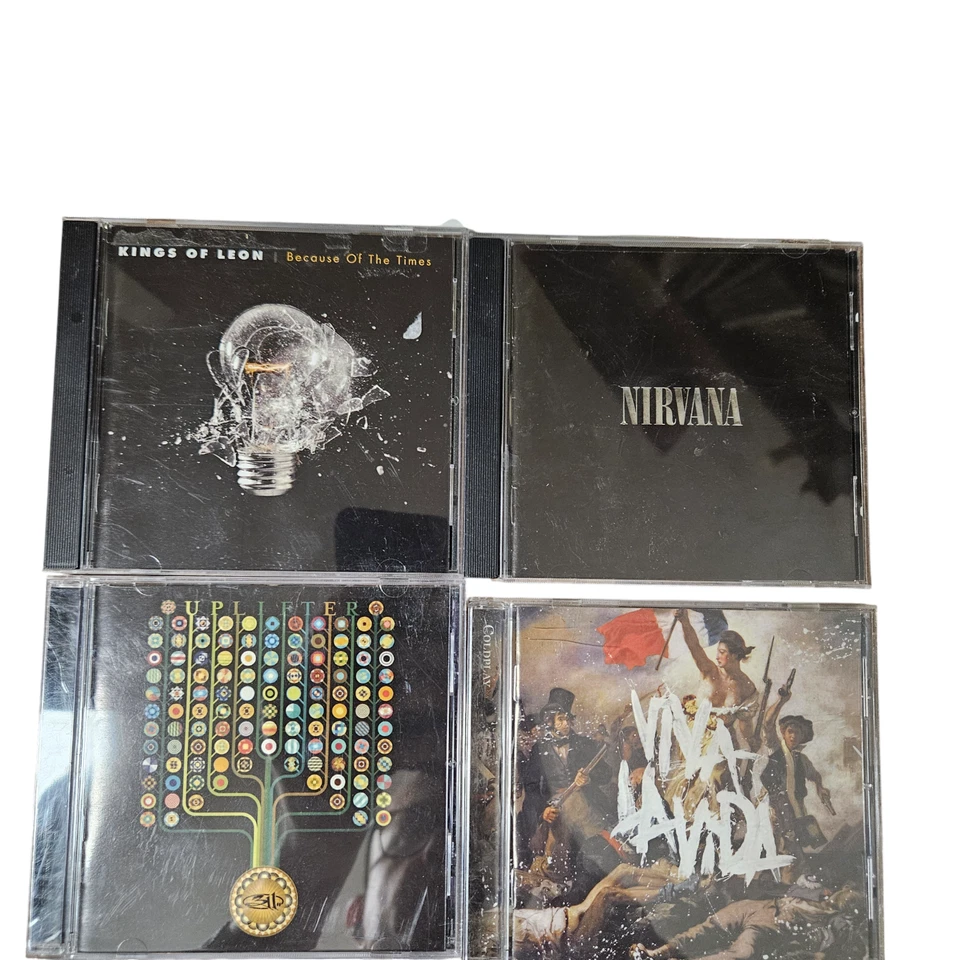 Lot of 9 Rock Grunge Metal CDs -Coldplay, Kings of Leon,Nirvana, Velvet Revolver Foto 3 de 4