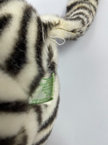 Zebra Plush World Wildlife Fund Plush Large 23" plush vintage 1985 - Picture 9 of 10