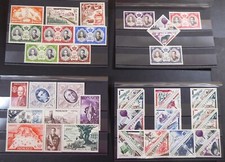 MONACO KOMPLETNY ROK 1956 42 ZNACZKI YVERT 441 - 477 + POCZTA LOTNICZA 61 - 65 MNH VF.